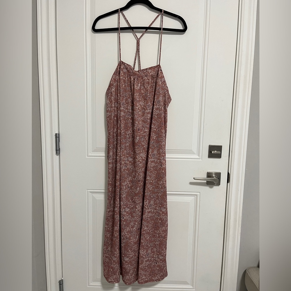 Pull & Bear Women’s Strappy Floral Print Midi Dress - Size L